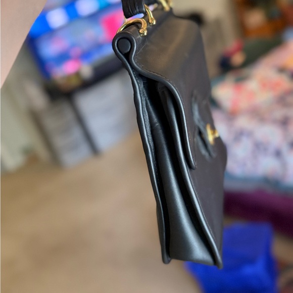 Coach Black Leather Satchel - Picture 14 of 15